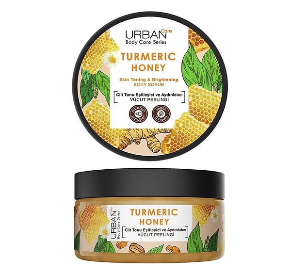 URBAN Care Turmeric Honey Cilt Tonu Eşitleyici Ve Aydınlatıcı Vücut Peelingi