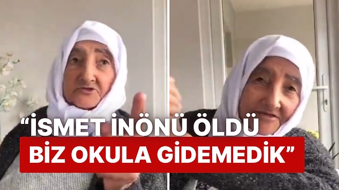 Yaşlı Bir Teyze Neden Okul Okuyamadığın Anlattı: "İsmet İnönü Öldü Biz Okula Gidemedik"