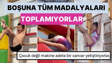 Boşuna Tüm Madalyaları Toplamıyorlar! Çin'de Çocuklara Verilen Spor Eğitimi Ağzınızı Açık Bırakacak