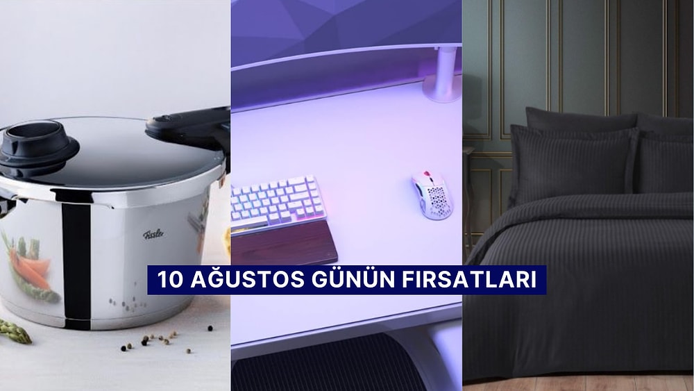 Bugün İndirimde Neler Var? Fissler Düdüklü Tencereden Saten Nevresim Takımına 10 Ağustos 2024 Günün Fırsatları