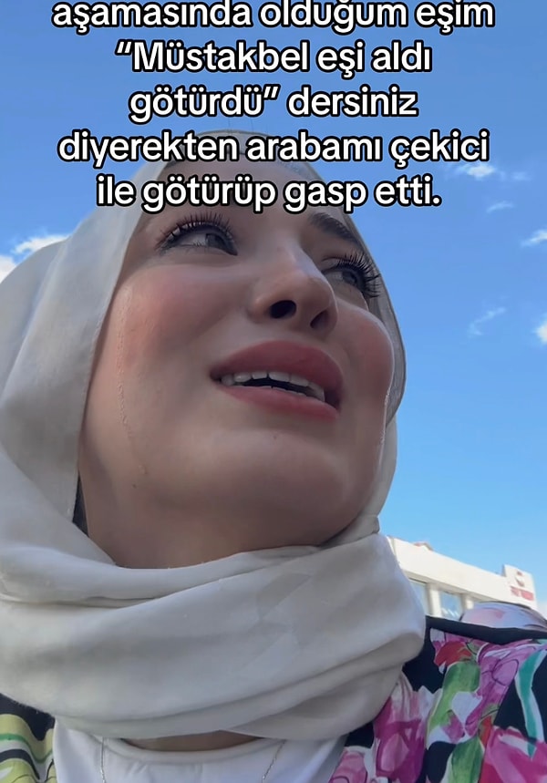 O anları ağlayarak kayda alan kadın şaşkınlığıyla “Şaka mı” demekten başka bir şey diyemedi.