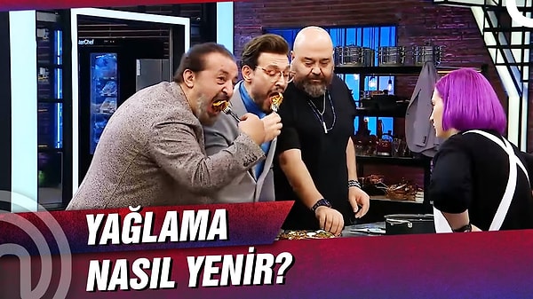 MasterChef jüri üyeleri Somer Şef, Mehmet Şef ve Danilo Şef'in tadım yaptığı anlar her bölüm gündem olurken, sosyal medyada bu konuda epey goygoy dönüyor.