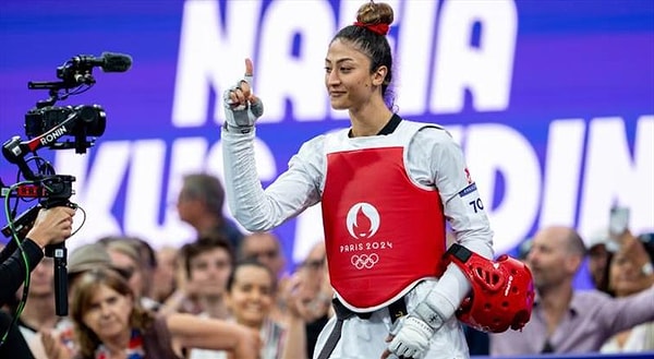 Kariyerinde ilk defa Olimpiyat madalyasını alan Nafia Kuş Aydın, Paris 2024'te Türkiye'ye 8'inci madalyasını kazandıran sporcu oldu.