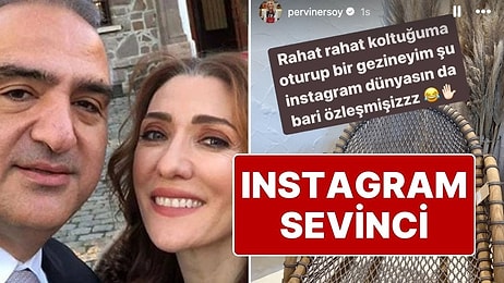 Kültür ve Turizm Bakanı Mehmet Nuri Ersoy'un Eşi Pervin Ersoy’un Instagram Sevinci