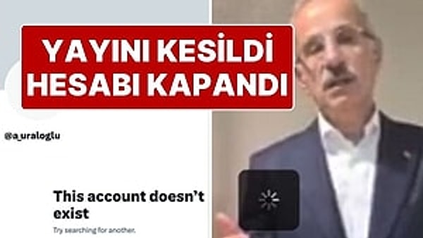 Ulaştırma ve Altyapı Bakanı Abdulkadir Uraloğlu Instagram’ın yeniden erişime açıldığını X hesabından yaptığı canlı yayınla duyurmak istedi ancak yayın sürekli dondu, izleyenler Bakan’ın söylediklerini duyamadı. Biten yayın sonrasında Bakan Uraloğlu’nun hesabı erişime kapandı, kısa süre sonra ardından tekrar açıldı.