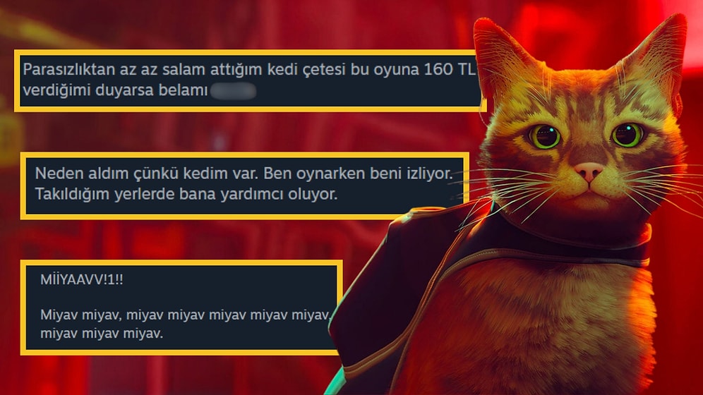 Oynayınca Kedilerin Deli Deli Hallerine Hak Verdiğimiz Stray'e Yapılmış Komik Yorumlar