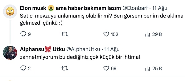 Satıcının iyi niyetli ama saf alıcının kötü niyetli olduğunu düşünenler de oldu.