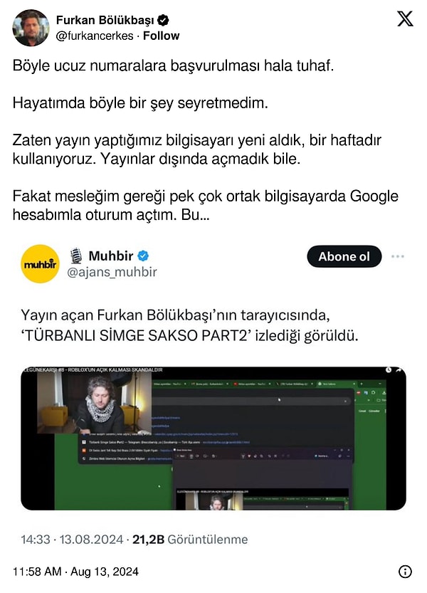 Kendisi bir açıklama yapsa da...