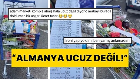 Market Arabasını 300 Euroya Dolduran Gurbetçi Pahalılığa İsyan Etti: “Almanya Ucuz Değil”