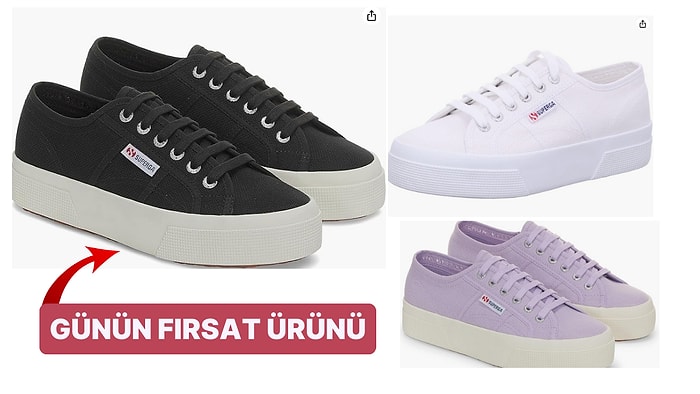 Günün Fırsatı! Son Dönemin Modası Superga 2740 PLATFORM Ayakkabı İndirimde!