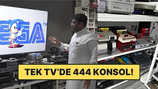 Yüzlerce Oyun Konsolunu Tek TV'ye Bağlayan Adam Dünya Rekorunu Kırdı