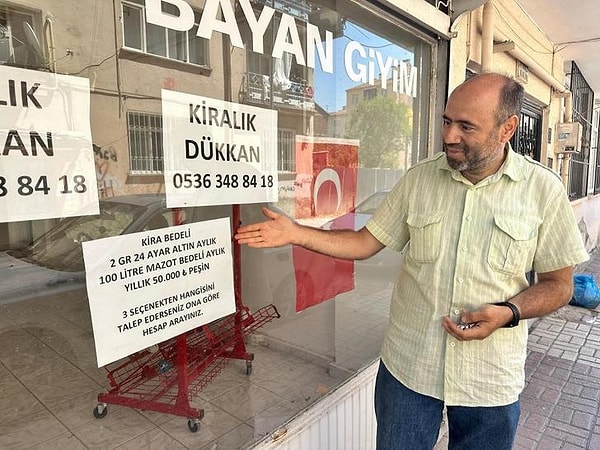 Taş'ın daha önce de dükkanını 400 ekmek bedeline kiraya verdiği öğrenildi!