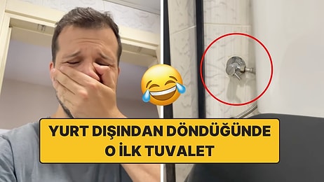 9 Ay Yurt Dışında Yaşadıktan Sonra Türkiye'ye Dönen Gencin Taharet Musluğu Hasreti