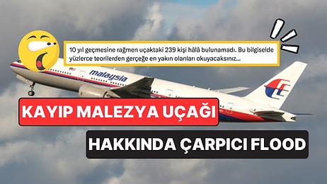 Kayıp Malezya Uçağı Hakkında Gerçeğe En Yakın Teori Olduğunu Savunan Kullanıcının Çarpıcı Flood'u