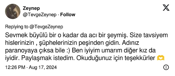 'Sevmek büyülü bir o kadar da acı bir şeymiş.' 👇