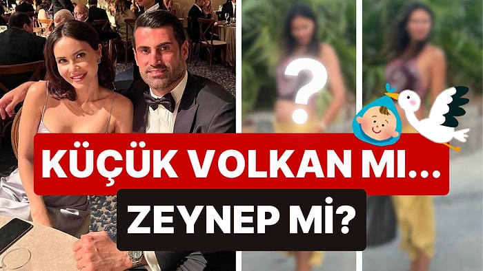 Üçüncü Bebek Haberleri Doğruymuş: Volkan Demirel'in Kıymetlisi Zeynep Demirel'den Karnı Burnunda Pozlar!