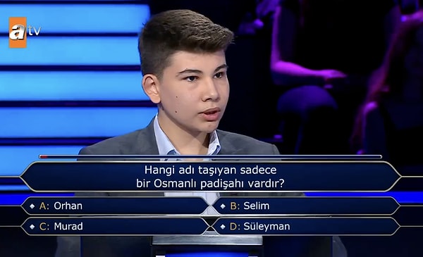 Kendine ait bir şirketi bulunan genç yarışmacı, heyecanına yenik düşerek 5. soruda elendi.