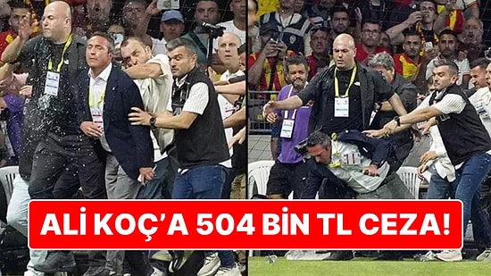 PFDK Kararları Açıklandı: Fenerbahçe Başkanı Ali Koç'a 504 Bin TL Para Cezası!