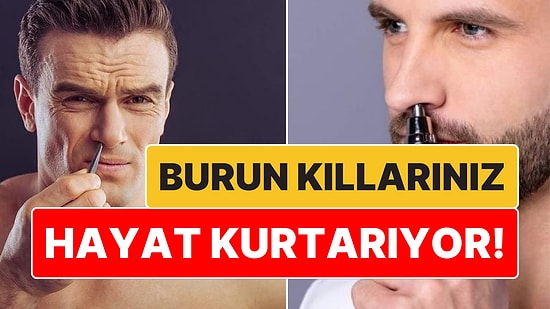Koparmamak Lazımmış: Burun Kıllarımız Aslında Sağlığımızı Kurtarıyor!