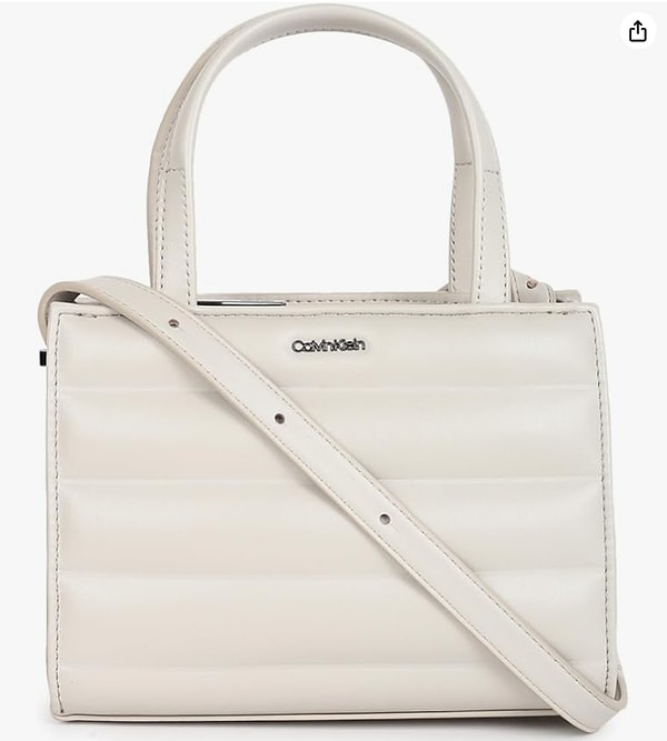 7. Calvin Klein Line Quilt Mini Tote Kadın Çanta