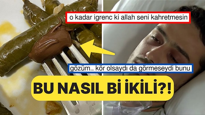 Yaprak Sarmasını Çikolatayla Yiyen Kişi Mide Öz Suyumuzu Ağzımıza Getirdi