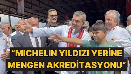 Milli Eğitim Bakanı Yusuf Tekin'den Michelin Yıldızı Yerine Yerli ve Milli Öneri