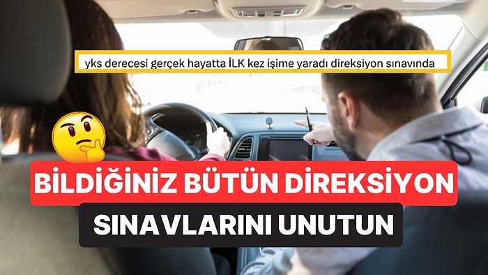 YKS Derecesinin Direksiyon Sınavında Nasıl İşe Yaradığını Anlatan Kullanıcı