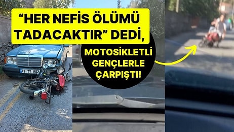 "Her Nefis Ölümü Tadacaktır" Dedi, Motosikletli Gençlerle Çarpıştı: Korkunç Kaza Kameraya Yansıdı