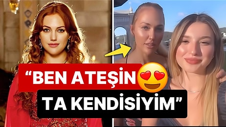 Meryem Uzerli İki Hayranıyla Beraber İkonik Hürrem Sultan Repliklerinden Birini Söyleyerek Akıma Nokta Koydu!