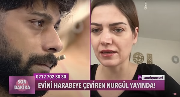 Programda çalkantılı ilişkileri işlenirken Nurgül, sosyal medyada paylaştığı video ile Emre'nin ev halini paylaştı: "Evlenmeyin!"