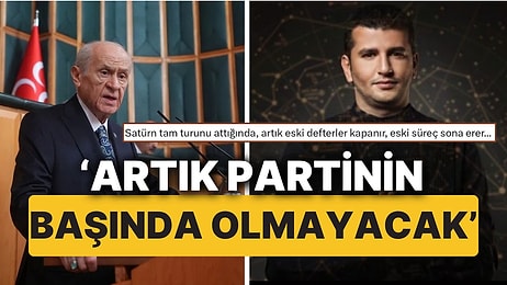 Ünlü Astrolog Dinçer Güner, MHP Genel Başkanı Devlet Bahçeli'nin Görevinden Ayrılacağı Tarihi Verdi!