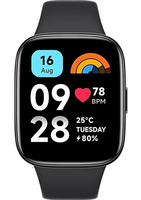 3. Xiaomi Redmi Watch 3 Active Siyah Akıllı Saat