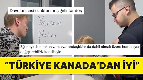 Türkiye’nin Kanada’dan Daha İyi Olduğunu Sebepleriyle Açıklayan Kanadalı: “Bir Sürü Metro Hattı Var”