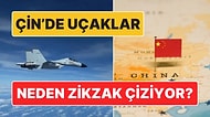 Aslında Çok Resmi Bir Sebebi Varmış: Çin'de Uçaklar Neden Zikzak Çiziyor?