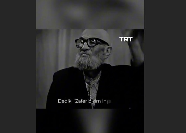 Sancaklarının önünden bir kurt geçtiğini söyleyen gazimiz, o anın askerlerimizde yarattığı heyecanı anlatırken o günlere gitti.