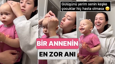 Bir Anne Kemoterapi Gördüğü İçin Saçları Dökülen Kızı Toka Takmak İsteyince Hayatının En Zor Anlarını Yaşadı