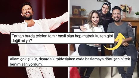 Eşi Pınar Dilek'le Akraba Ziyaretine Giden Megastar Tarkan'ın Ev Hali Goygoyculara Malzeme Oldu!