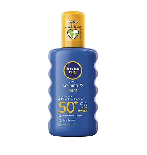 Nivea Sun Koruma ve Nem Spf 50+ Güneş Koruyucu