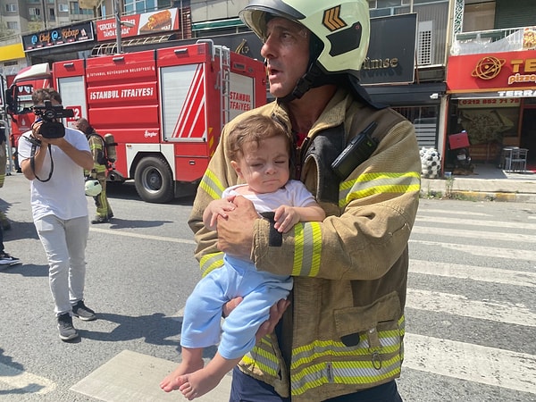 Olay yerine çok sayıda itfaiye ekibi sevk edildi. Üst katlardan dumandan dolayı mahsur kalan vatandaşlar, saatlerce kurtarılmayı bekledi. İtfaiye ekipleri 4 yaşındaki bir çocuğu ve 6 aylık bebeğin de aralarında bulunduğu 8 kişiyi merdiven aracıyla kurtardı. tfaiye ekiplerinin olay yerindeki çalışması devam ediyor.