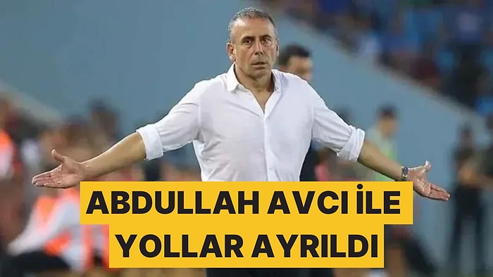 Trabzonspor'dan Beklenen KAP Açıklaması Geldi: Abdullah Avcı ile Yollar Ayrıldı