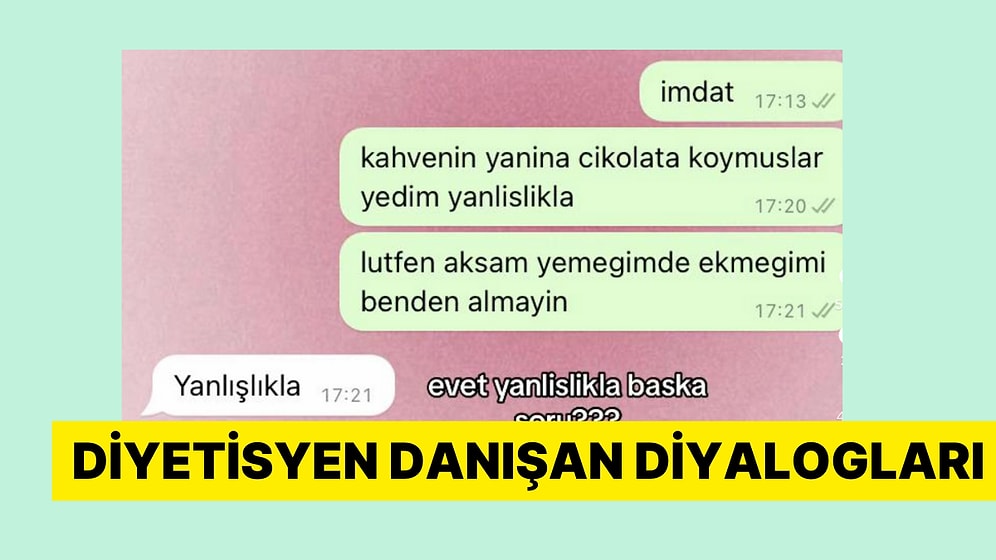 Diyetisyeniyle Olan Diyaloglarını Paylaşarak Güldüren TikTok Kullanıcısı