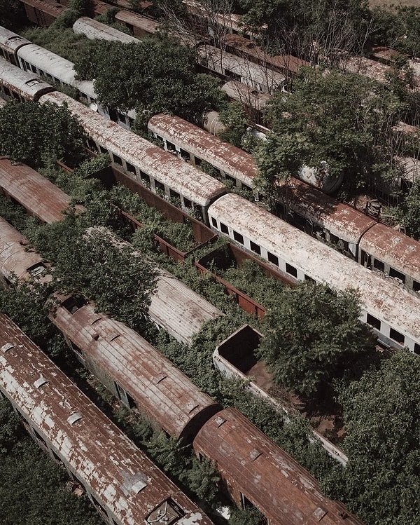 Greece, Thessaloniki: Train Graveyard