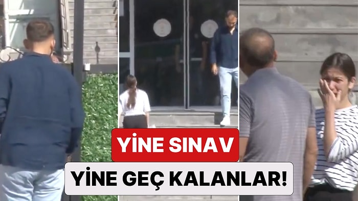 Gelenek Değişmedi: KPSS Sınavına Genç Kalan Öğrenciler Sınava Alınmayınca Bir Kadın Gözyaşlarını Tutamadı