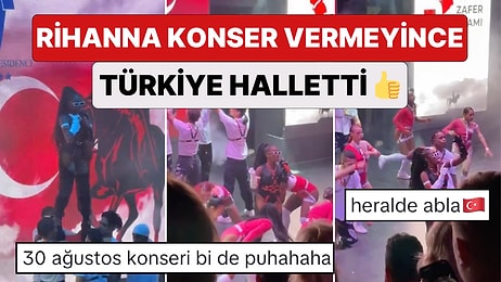 Bir Turist Türkiye'de Kaldığı Bir Otelde Sunulan Rihanna'lı Animasyon Şovunu Şaşkınlıkla Paylaştı