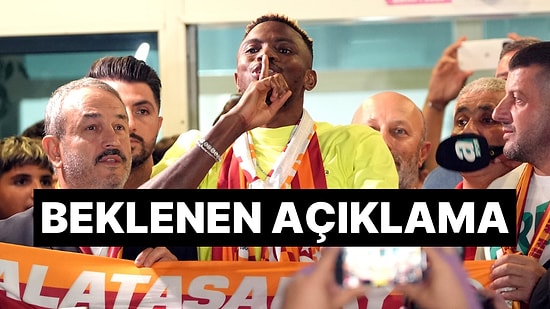 Transfer Resmiyet Kazandı: Galatasaray'dan Victor Osimhen'i Duyurdu