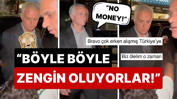 Acun Ilıcalı'nın Düğününün Çıkışında Çiçek Satan Çocuğa "No Money" Diyen Jose Mourinho Fena Gümletti!