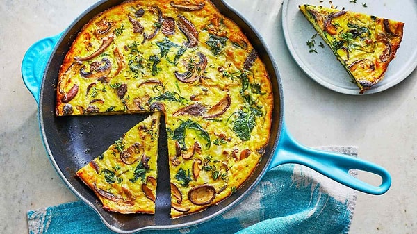 8. Keçi Peynirli Frittata - Fransız Usulü Tost