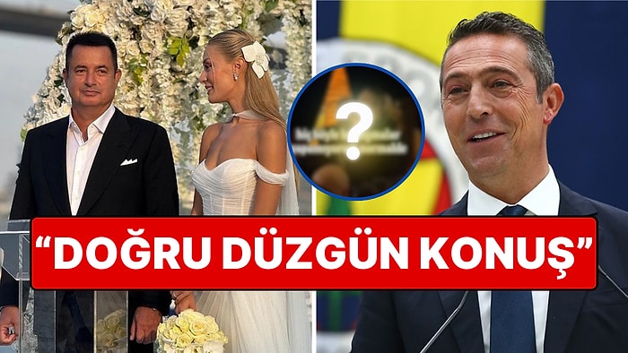 Ali Koç'tan, Acun Ilıcalı'yla Yılın Düğününe İmza Atan Yeni Gelin Çağla Altunkaya'ya Güldüren Uyarı!