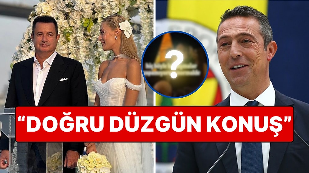 Ali Koç'tan, Acun Ilıcalı'yla Yılın Düğününe İmza Atan Yeni Gelin Çağla Altunkaya'ya Güldüren Uyarı!