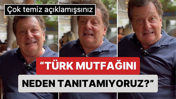 Vedat Milor Kendisine Sıkça Sorulan "Türk Mutfağı Neden Tanıtamıyoruz?" Sorusunu Yanıtladı